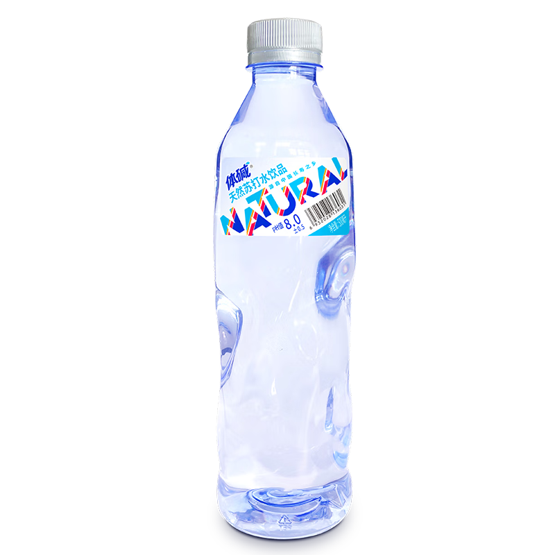 栗子园体碱天然苏打水饮品弱碱性饮用水PH值8.0±无糖无汽500ml*24