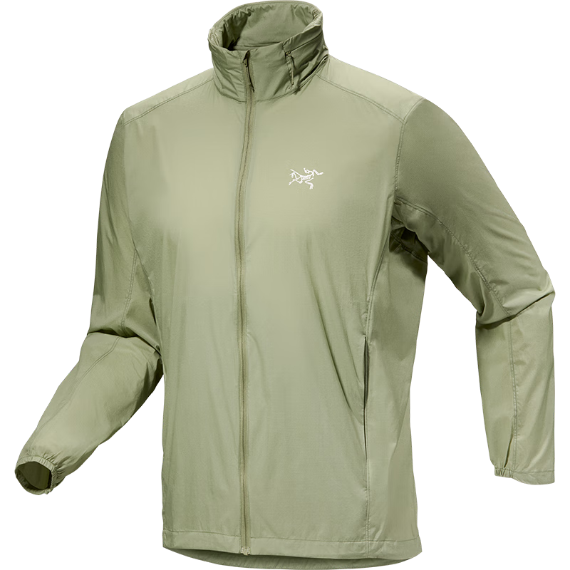 20日20点：ARC'TERYX 始祖鸟 NODIN JACKET 轻量男子防风夹克 Chloris/虎尾草绿 