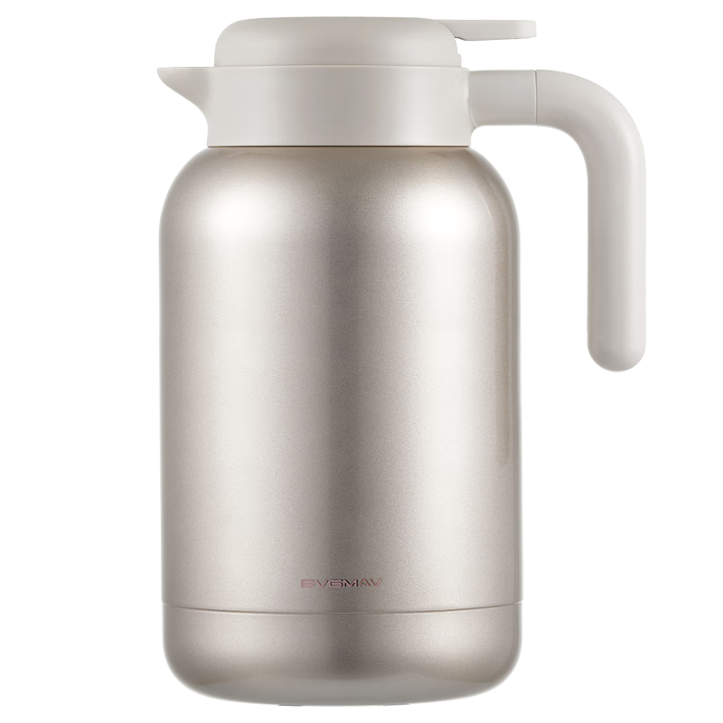 宝威玛（BVGMAV）保温壶焖茶壶白茶闷泡壶茶水分离保温水壶显温不锈钢高档暖水瓶2L