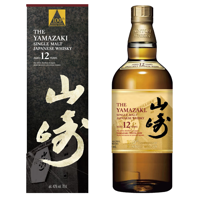 YAMAZAKI 山崎 12年 单一麦芽 日本威士忌 43%vol 700ml