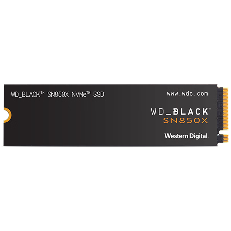 西部数据(WD)SSD固态硬盘 NVMe M.2接口 AI电脑配件 笔记本电脑游戏硬盘 原厂颗粒不虚标不掉速 SN850X | PCle4x4 7300MB/s 大容量 【1TB】