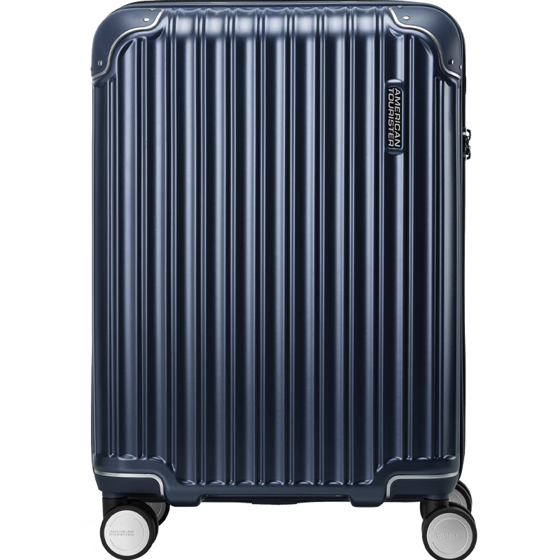 美旅箱包八轮旋转拉杆箱时尚旅行行李箱轻便密码箱NL7深蓝色20英寸