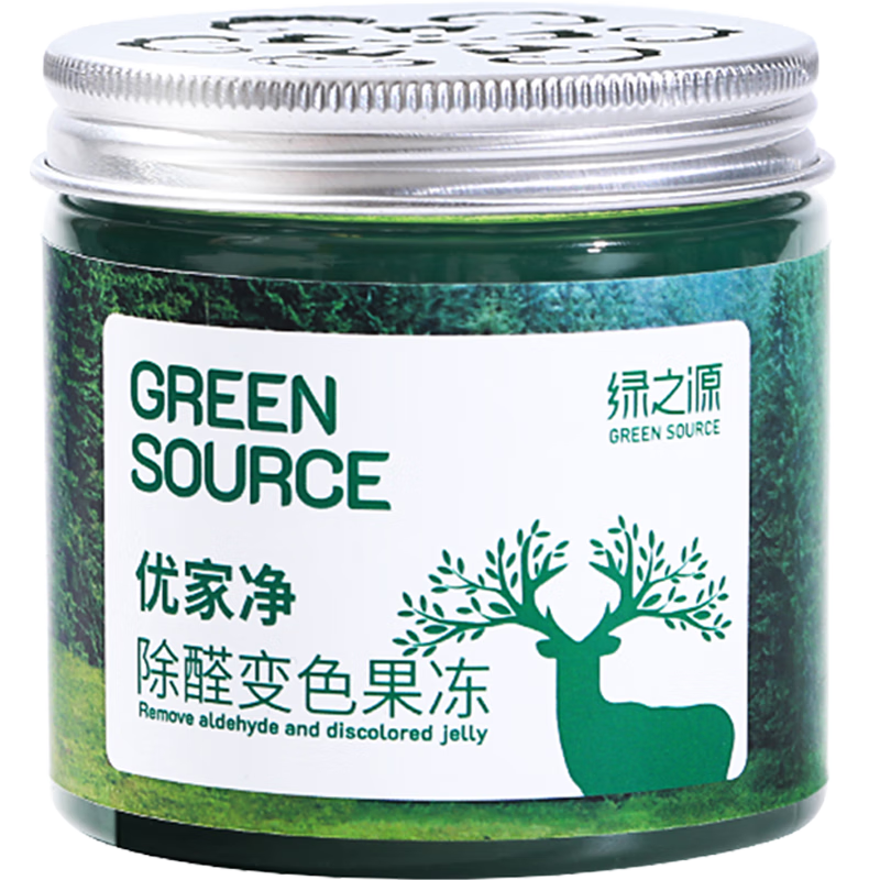 绿之源森系变色除甲醛果冻 去甲醛清除剂除甲醛神器新房装修 1罐装
