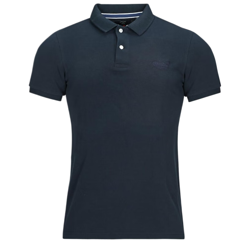 Superdry短袖POLO衫男装时尚商务百搭款透气吸汗纯棉通勤海蓝色2025夏季款 海蓝色 S