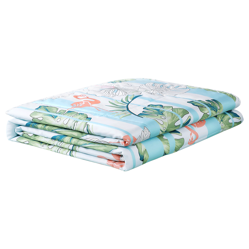 富安娜家纺 七孔抑菌纤维印花夏凉被空调被学生宿舍单人双人春秋盖被 【冬被】韶影(七孔抗菌款) 203*229cm