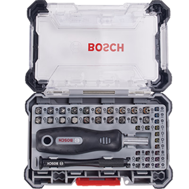 博世（BOSCH）精密批頭螺絲刀套裝十字一字六角梅花筆記本維修小號多功能螺絲批 官方標配【塑盒精裝】