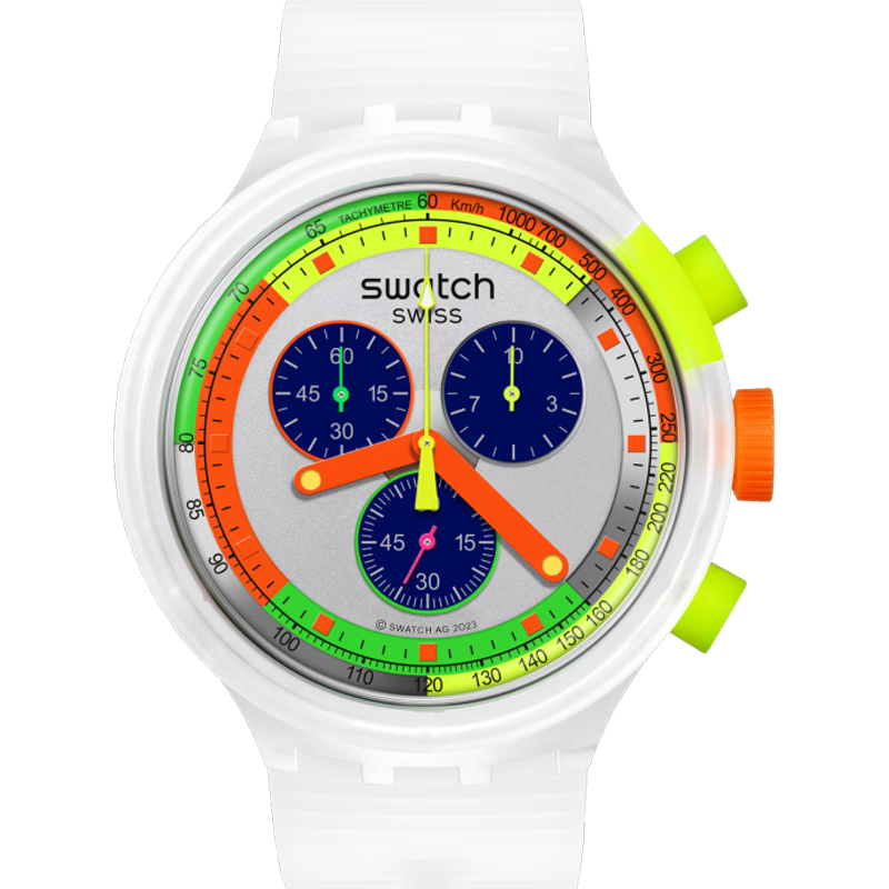 ˹Swatchʿֱ BIG BOLDϵ ޺ ҵʱʯӢSB02K100ʵ1140Ԫ