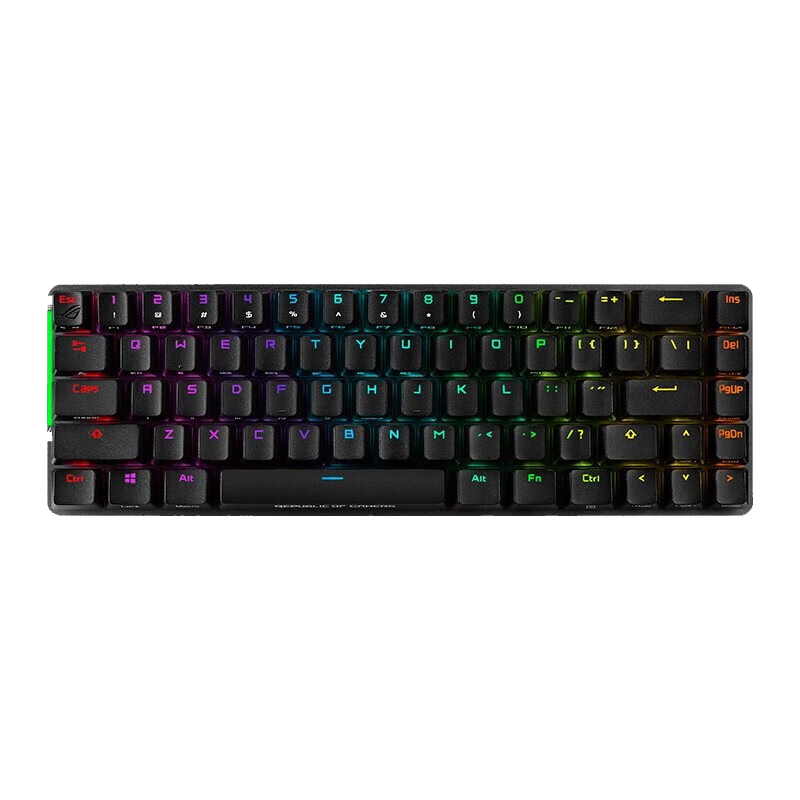 ROG ħ��ʿNX ��е���� 68�� RGB���� PBT��ñ ������ ɽ髺��� ����������� 645.15Ԫ