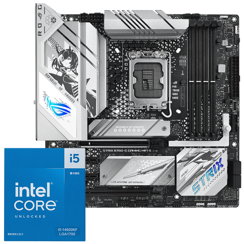 ˶ROG СѩS+i5-14600KF CPU B760ʵ2501.1Ԫ