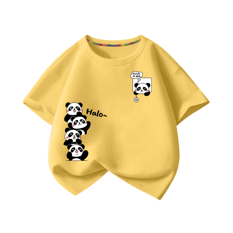 迷你真维斯 MINI JEANSWEST迷你真维斯童装儿童休闲短袖上衣透气男女童纯棉T恤夏装2025新款 【男童纯棉A类】天蓝滑板少年 110