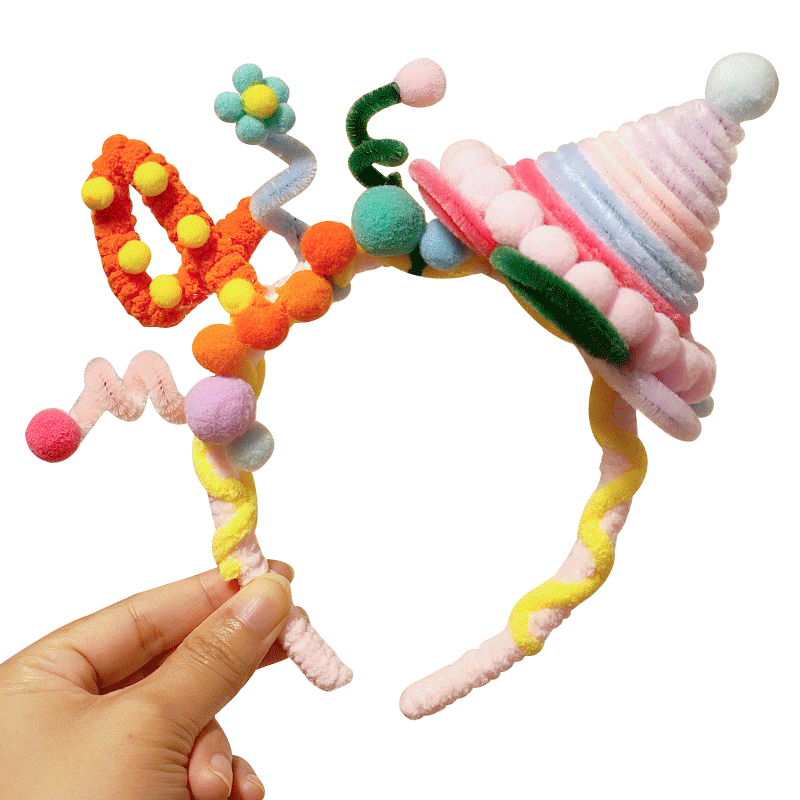 歐妮姿DIY生日帽數(shù)字生日?qǐng)鼍安贾门⑸盏谰叻諊蓪?duì)裝飾生日快樂