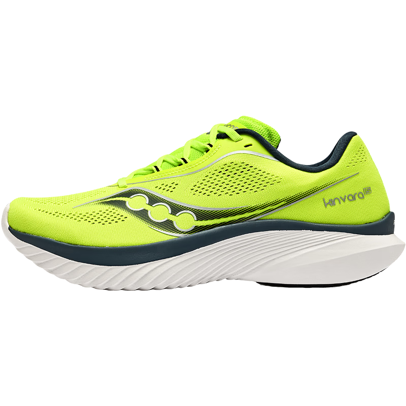 Saucony索康尼菁華15跑鞋男透氣輕量減震跑步鞋訓練運動(dòng)鞋熒光綠蘭43