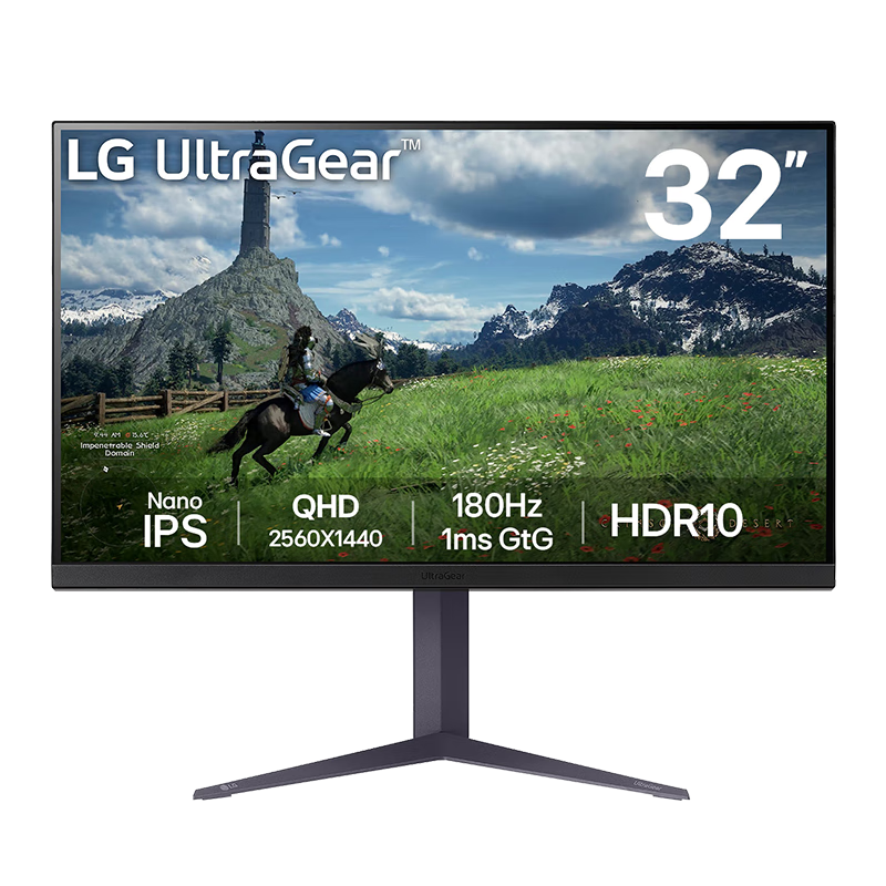 LG32GS85Q 31.5Ӣ2K NanoIPS 180Hzԭ 1ms HDR10 10.7ɫ FreeSync G-Sync Ϸ羺ʾ 32GS85Q