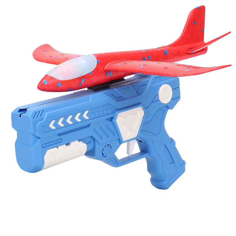 爸爸妈妈飞机玩具泡沫弹射飞机儿童玩具男孩户外玩具发射飞机风筝枪女孩