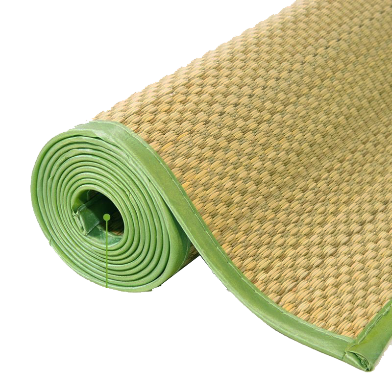 艾薇 天然蔺草凉席草席 宿舍凉席单人 单席 绿野 0.9米【可折叠】