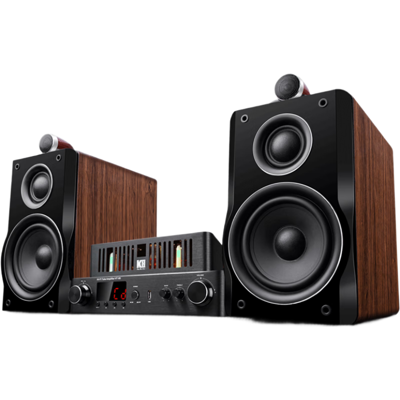 KINGHOPE君豪之音KH-503电子管HIFI胆机功放发烧级胆机组合音响家用蓝牙三分频hifi音箱套装 【配8胆胆机】KH503+80胆机