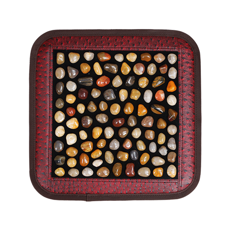 如適天然鵝卵石按摩腳踩墊足底指壓板雨花石穴位按摩器送爸爸媽媽生日禮物實(shí)用送父母親老人長(zhǎng)輩 舒緩力度45*45cm五彩平鋪