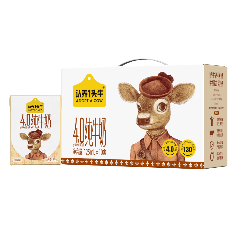 ����һͷţ ���miniװ 125ml ��ţ�� 4.0g����ԭ���߸� 10��