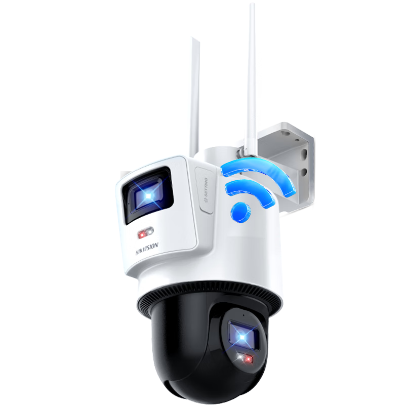 HIKVISION������������˫����ͷ����WiFi��̨360��������ȫ��ҹ��800��AI�ֻ�Զ�̷�ˮ˫���������3Q144 434.61Ԫ(������)