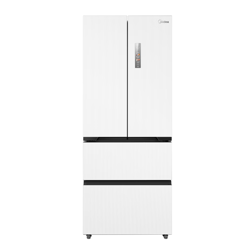 美的（Midea）M60大白豚468法式多门四开门超薄纯平全嵌底部散热变频无霜大容量家用电冰箱MR-468WUFPZE以旧换新