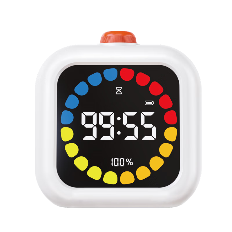 得力(deli)彩屏可视化计时器学习专用儿童自律时间管理器中小学生考研作业考试开学升学季必备礼物