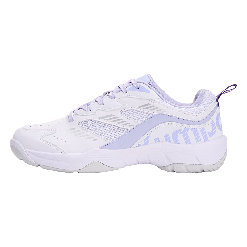 薰風(fēng)（KUMPOO）星云D16羽毛球鞋 透氣百搭防滑減震熏風(fēng)入門進(jìn)階男女同款運(yùn)動鞋 星云D16 白紫色 41