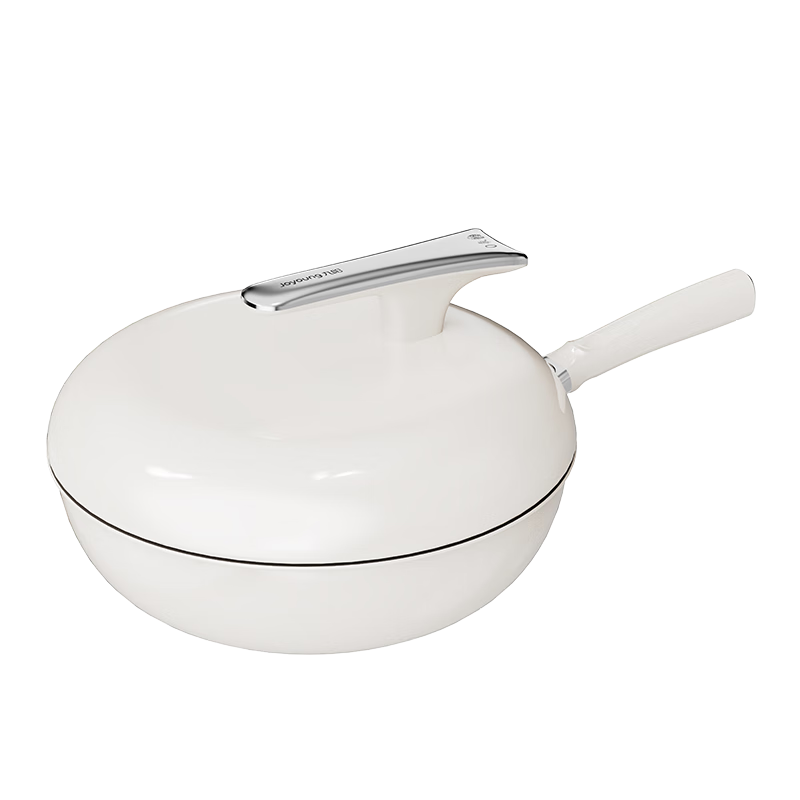 九阳（Joyoung）炒锅 不粘锅钛景瓷含钛锅家用陶瓷炒菜锅炉灶通用30cm