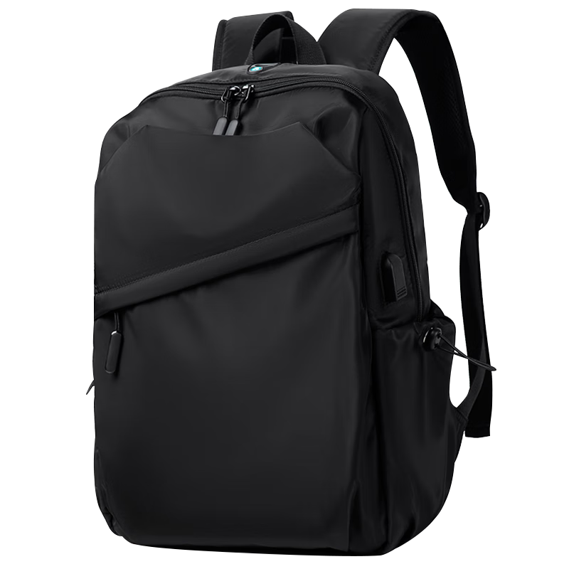 回力雙肩包男大容量通勤出差電腦背包休閑防潑水輕便旅行包大學(xué)生書包 黑色【可放17寸電腦】