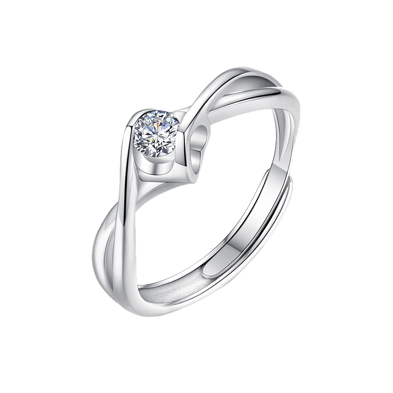 �й��ƽ�����ʯ�ײ����ָŮ��������ָ����������Ů�����Ž������� ����һ�Ƕ�����ʯ��ָ+֤����� 2399Ԫ