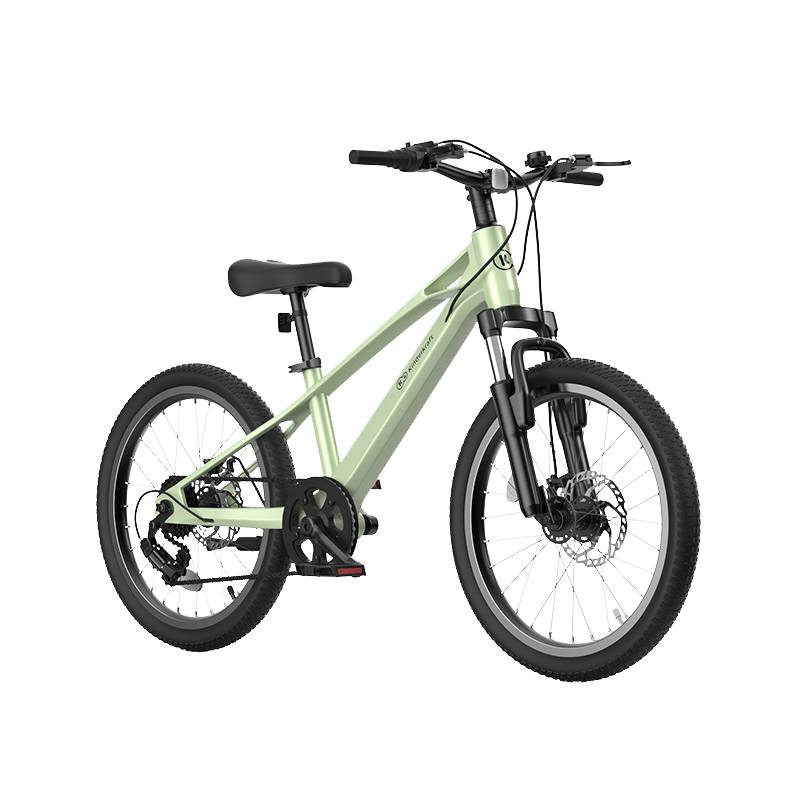 KinderKraft兒童自行車男女學(xué)生腳踏車3-6-8-10歲單車61兒童節(jié)禮物山地車幻影 20寸【鎂合金-變速】夢(mèng)幻青檸