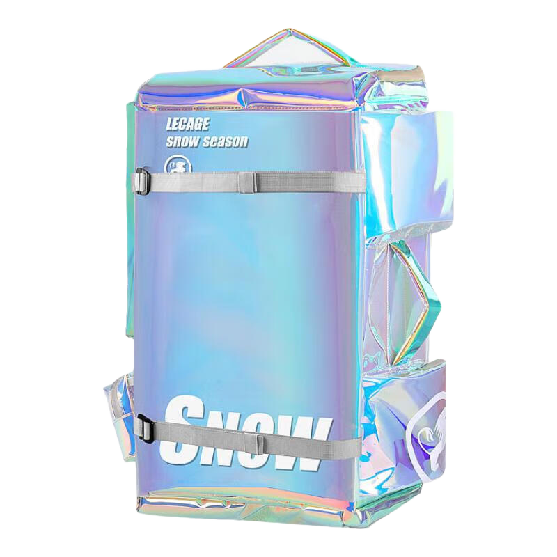 樂(lè )凱奇（LECAGE）滑雪包單板雙肩滑雪背包大容量干濕分離板包旅行多功能登機雪包 鐳射（55L） 請聯(lián)系客服獲取精準尺寸參數