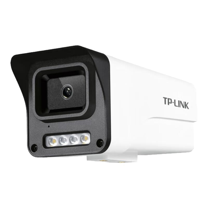 普聯(lián)（TP-LINK）400萬超清監(jiān)控?cái)z像頭 室外防水家用網(wǎng)絡(luò)監(jiān)控?cái)z像頭DC/POE網(wǎng)線供電 手機(jī)遠(yuǎn)程 紅外雙光全彩夜視監(jiān)控 400萬星光警戒 語音通話【DC電源供電版】