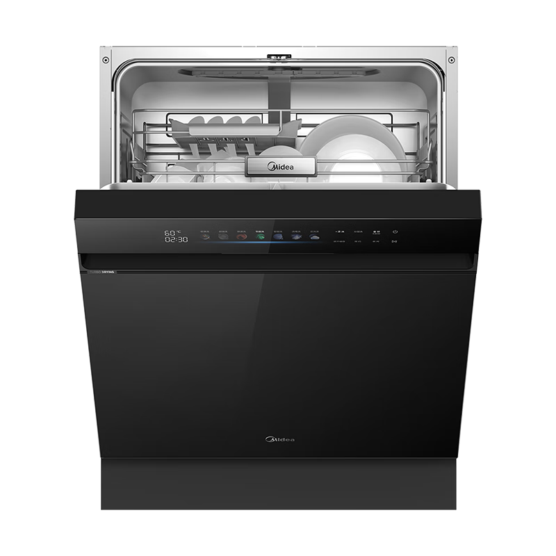 美的（Midea）【万向X6Pro】嵌入式洗碗机15套一级容积率105℃热风烘干四星消毒7天存储变频自清洁滤网洗消一体