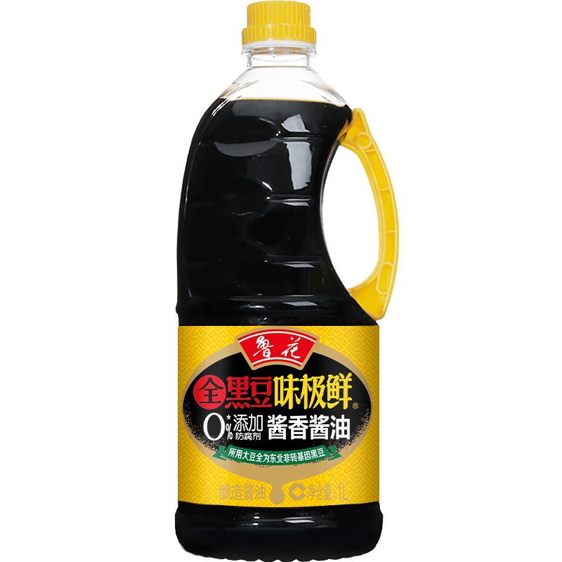 魯花 醬油 黑豆味極鮮醬香醬油 365天 特級頭道 廚房調(diào)味品 生抽 魯花黑豆味極鮮醬油1L