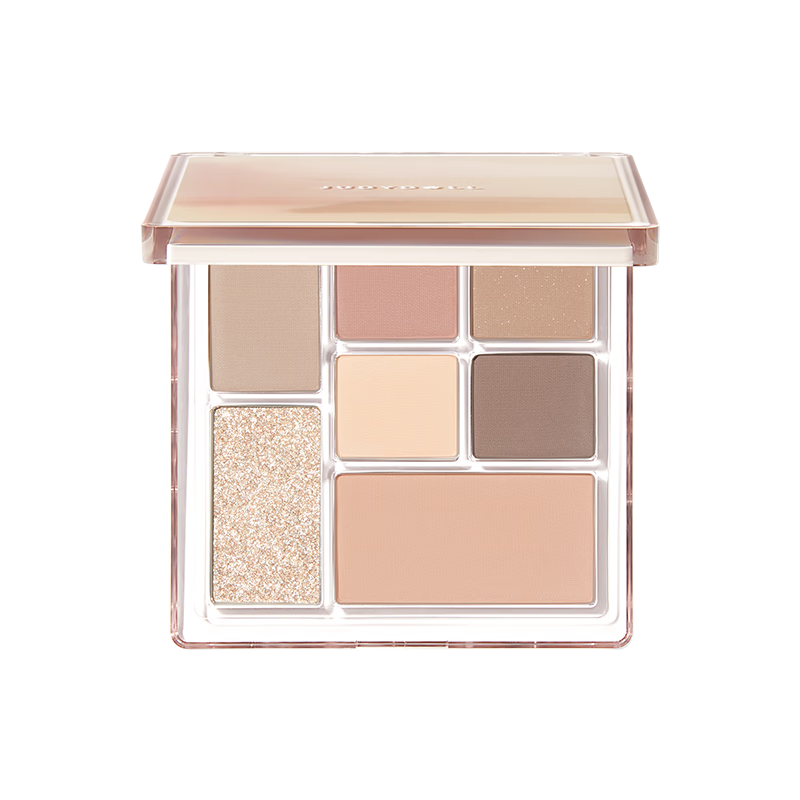 橘朵(Judydoll)玩趣七色眼影盤(pán)大地色腮紅高光修容生日禮物女生16經(jīng)典百搭色