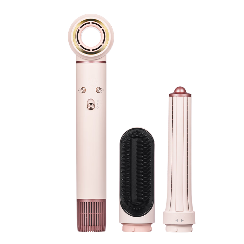 KEHEAL【進(jìn)階造型】科西高速吹風(fēng)機(jī)家用負(fù)離子不傷發(fā)電吹風(fēng)自動(dòng)卷發(fā)棒直發(fā)梳美發(fā)棒快速吹卷禮物 玫瑰粉