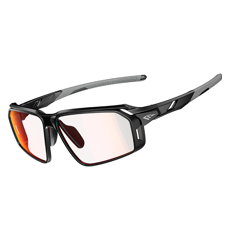 高特騎行眼鏡近視日夜兩用男款女太陽鏡戶外墨鏡自行車變色運動護目鏡 0-950度 變色不偏光67021.C028