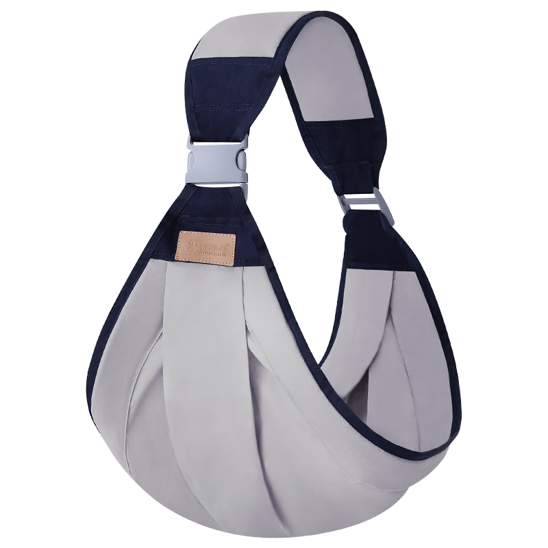 愛(ài)源美（aiyuanmei）西爾斯嬰兒背巾新生兒前抱式多功能初生寶寶背帶外出簡(jiǎn)易橫抱輕便 星空灰 輕便款