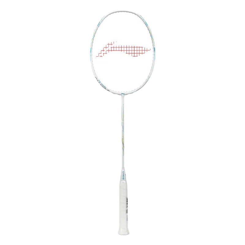 李宁羽毛球拍高端战拍全碳素雷霆80谌龙同款全碳素专业进攻型大赛球拍 战戟8000绿粉4U（单拍 空拍）