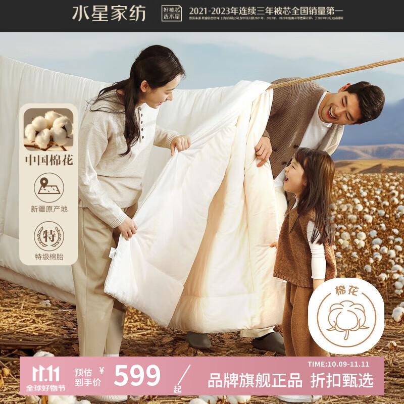 ˮ�Ǽҷ�A��100%�½��޻�����/�Ӻ�/�ı�/�ļ����� 60֧ȫ�޴���ޱ�о �����ƶ������޻��� 150cm*210cm �������:2000g