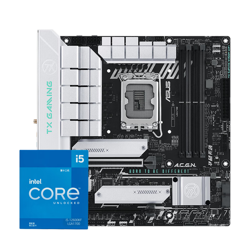 ���ڲ�������˶B760 Z790 ����� Ӣ�ض� i7 12700KF/14700KF��װ ����cpu��װ ��u��װ ������ B760M-PLUS WIFI II D5 12700KF��װ