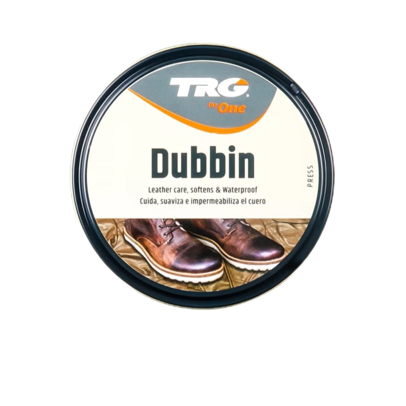 trg  進(jìn)口拋光鞋蠟固體上光無(wú)色通用鞋油黑色皮鞋護理擦鞋神器保養油 黑色鞋蠟（海綿+毛巾+手套）