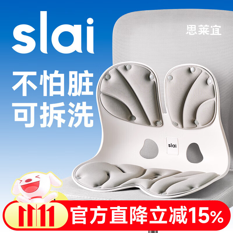 思莱宜腰靠垫护腰靠垫办公室腰托护腰久坐神器人体工学腰垫靠背垫坐姿椅