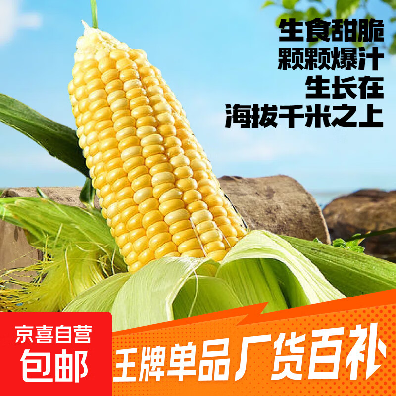新鲜水果玉米 2斤 2-3根买一送一