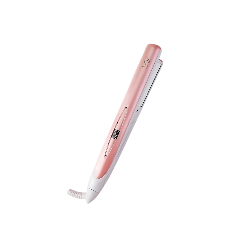 Vivid&Vogue唯戈電夾板直發(fā)卷發(fā)棒兩用短發(fā)內扣劉海迷小型拉直熨板夾不傷發(fā)男女通用輕松造型直卷輕松使用發(fā)棒 玫瑰金