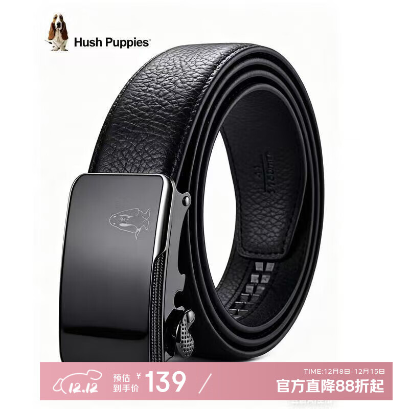 Ͼ��ʿ��Hush Puppies���߶�Ƥ����ʿ����������Ƥ�ڴ���ʽ�������Զ���ͷ��ţƤ ��ɫ510 125cm ��������3.5cm 97.35Ԫ