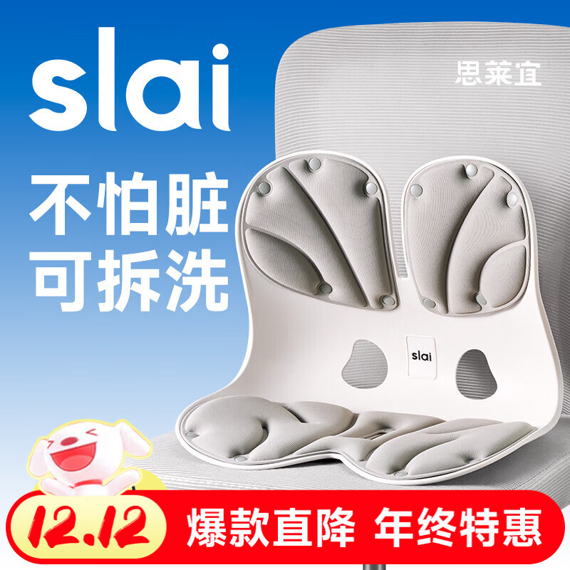 思莱宜腰靠垫护腰靠垫办公室腰托护腰久坐神器人体工学腰垫靠背垫坐姿椅