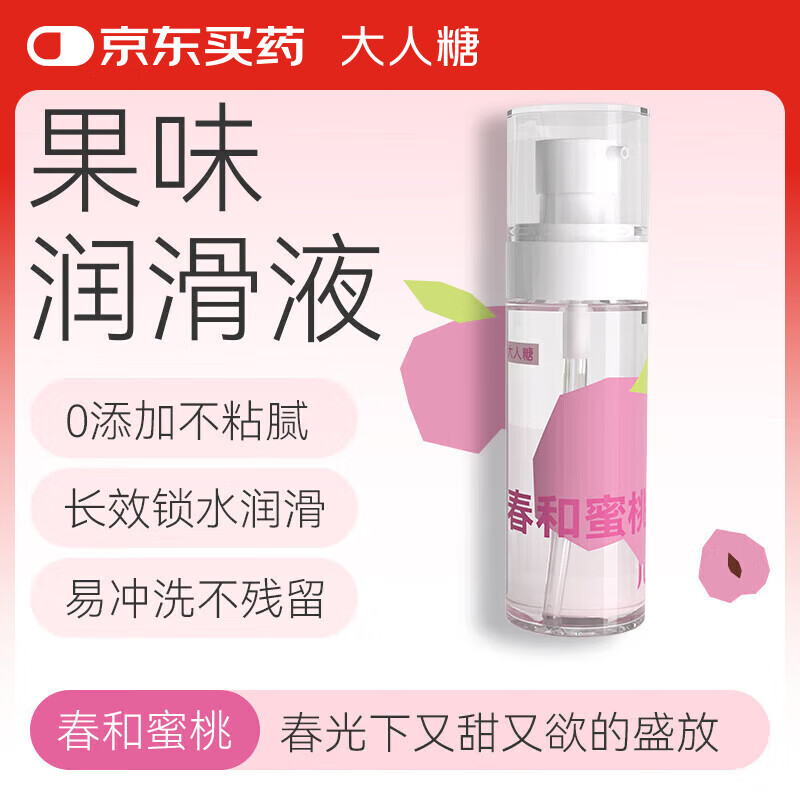 大人糖人体润滑液剂女性私处水溶油房事免洗可舔夫妻成人情趣用品男蜜桃