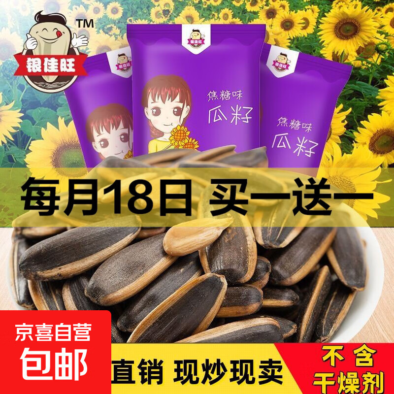 葵瓜子南瓜子原味炒花生500g/袋组合装净重无干燥剂 葵瓜子原味味 1袋装*【500g】