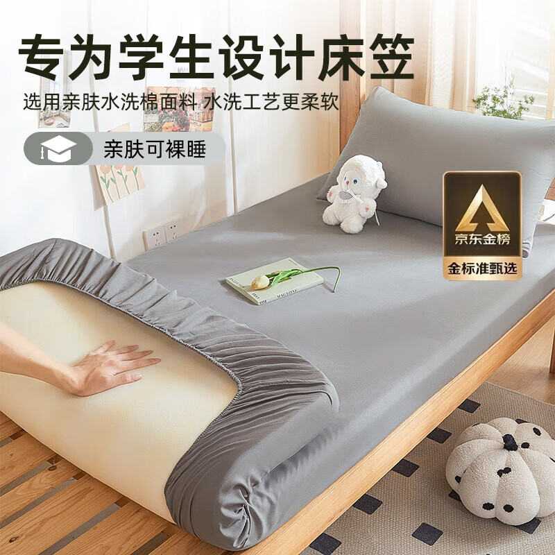 �ϼ��ˣ�Nanjiren������ר��ˮϴ�޴��Ҵ�ѧ�����˴���0.9���Ӵ����״���������2025 ǳ�ҡ��׷�ˮϴ�� ���¹����� ������ 90x190����1-15cm���桿